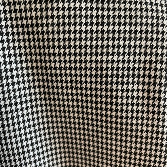 Vintage Oversized Double Breasted Blazer Black Houndstooth Size Small - Picture 8 of 13